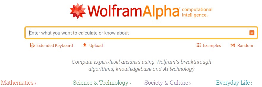 wolfram alpha