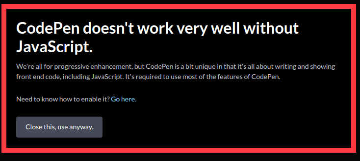 noscript— если JavaScript отключен