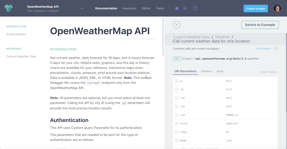 API Blueprint