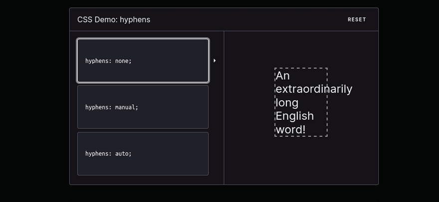 hyphens