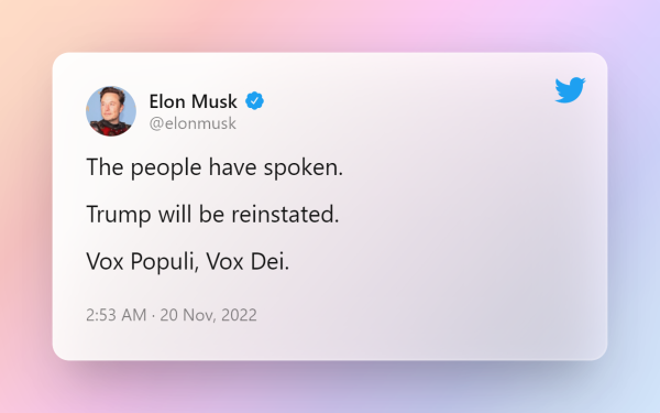 trump разблокирован