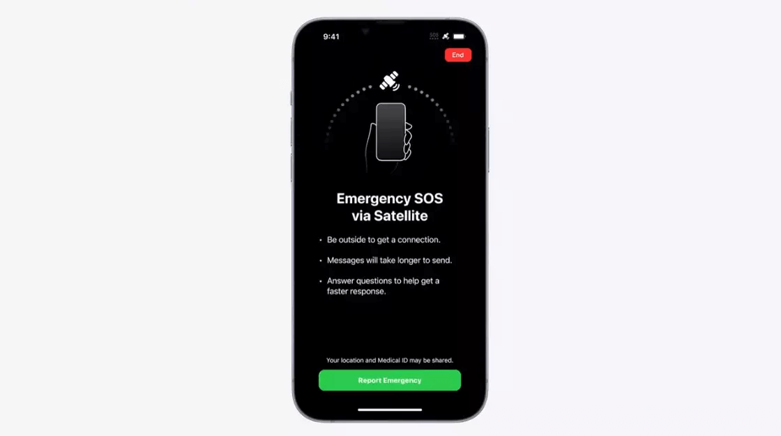 emergency sos iphone 14