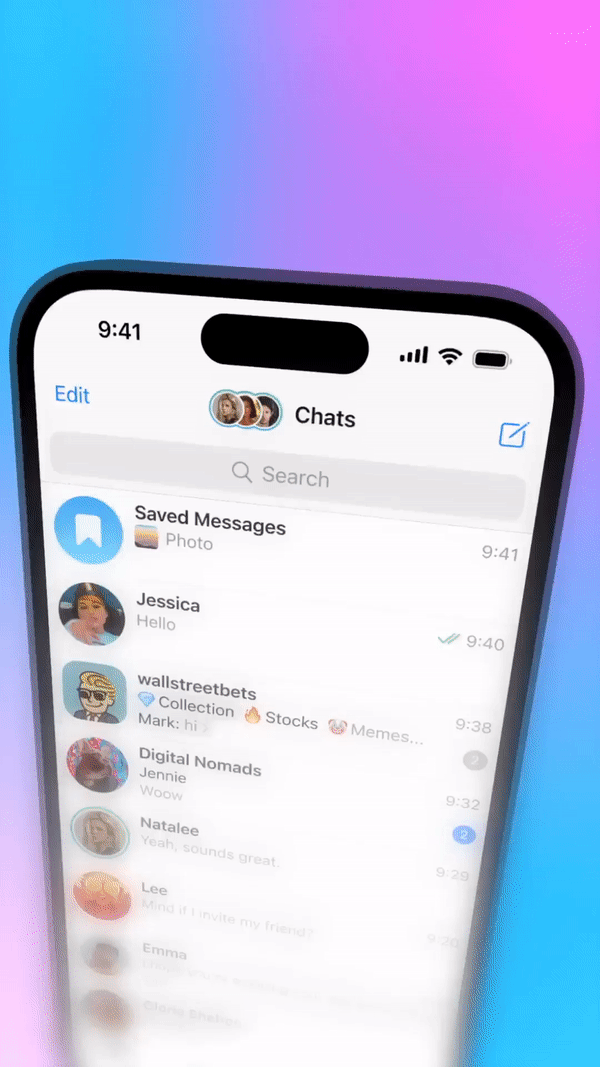 stories telegram