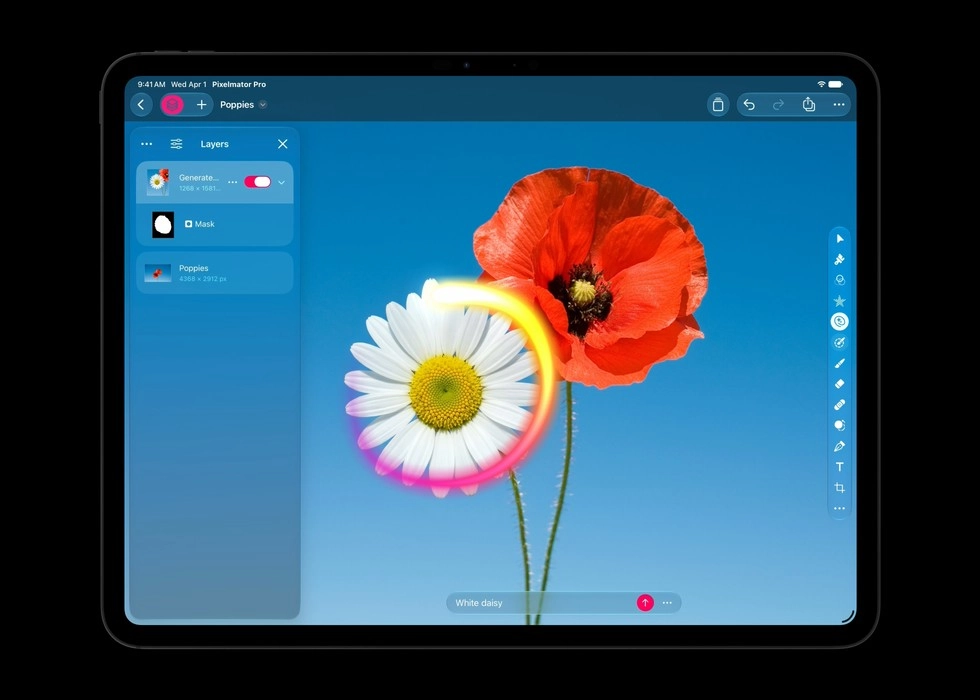 Wi-Fi and $849 for Wi-Fi + Cellular. Apple Pencil Pro and Apple Pencil USB-C remain compatible.  Creator Studio adds MCP support and new editing tools