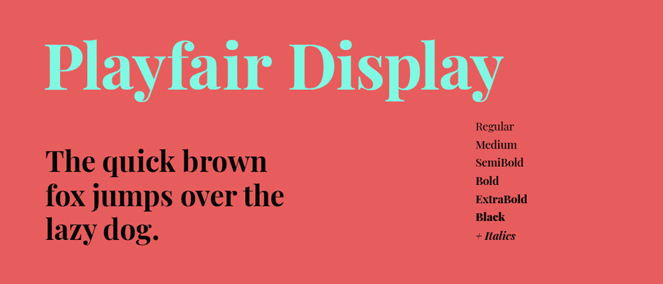 Playfair Display