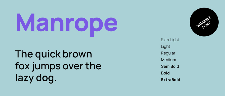 Manrope