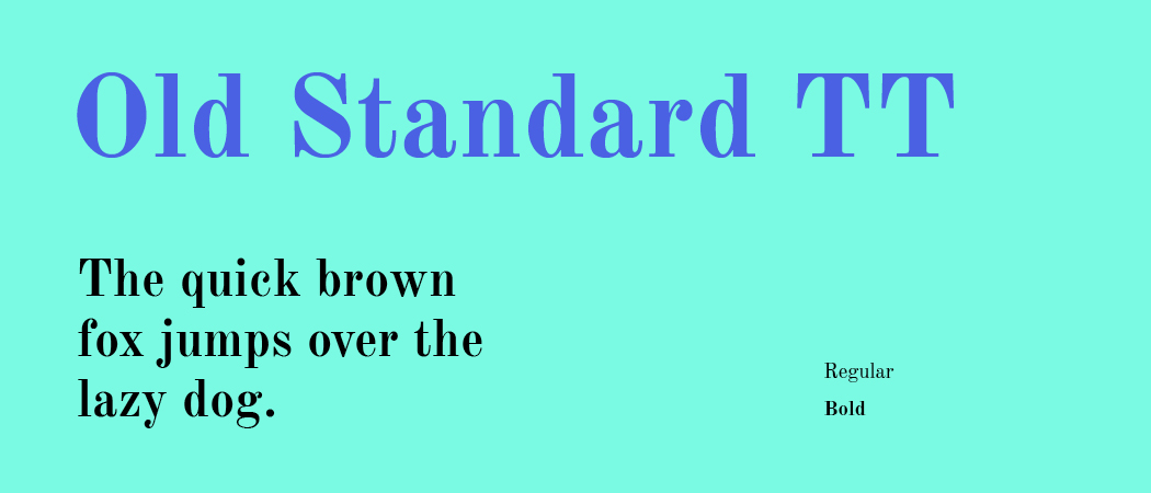 Old Standard TT
