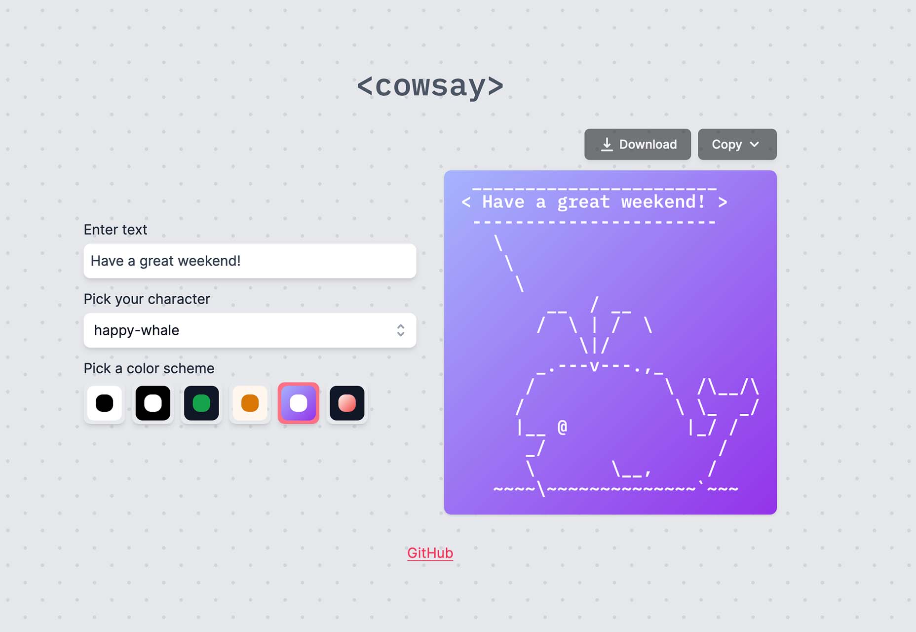 Cowsay