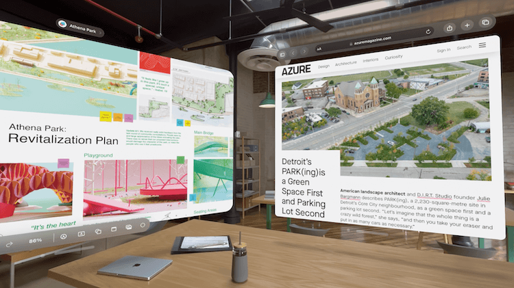 Можно смотреть 3D предметы прямо в своем интерьере