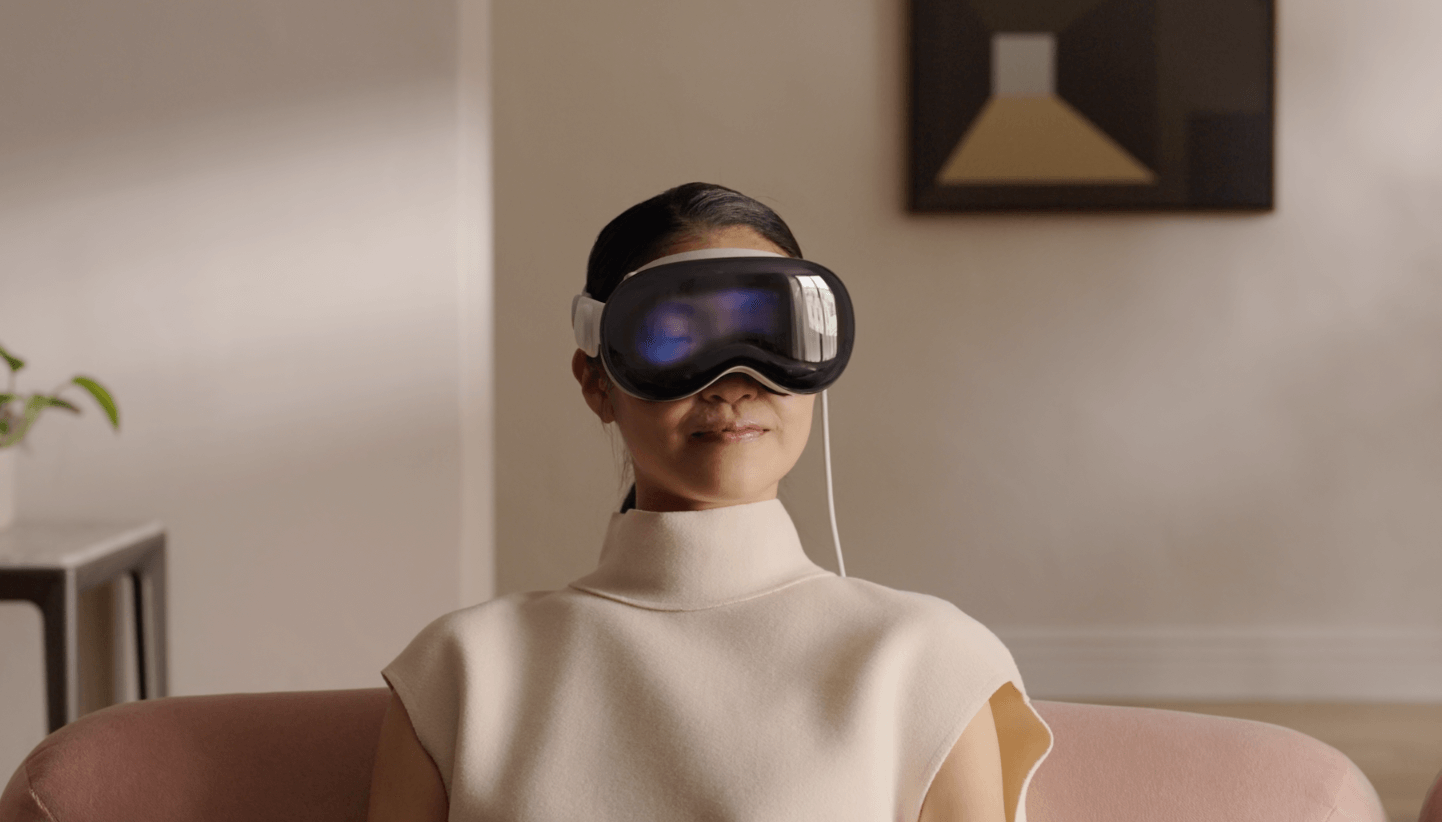Управление Vision Pro
