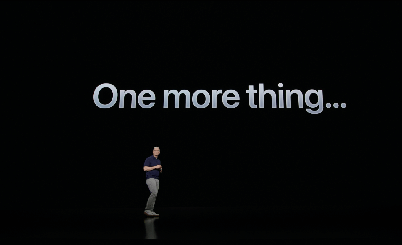 one more thing